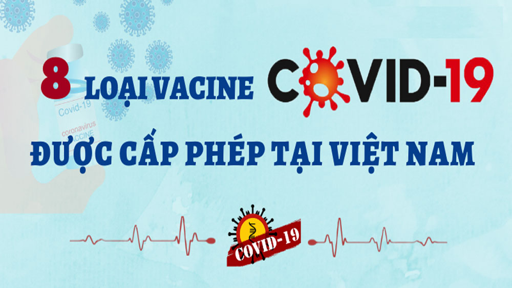   Thông tin về 8 loại vaccine COVID-19 đã được Việt Nam cấp phép sử dụng