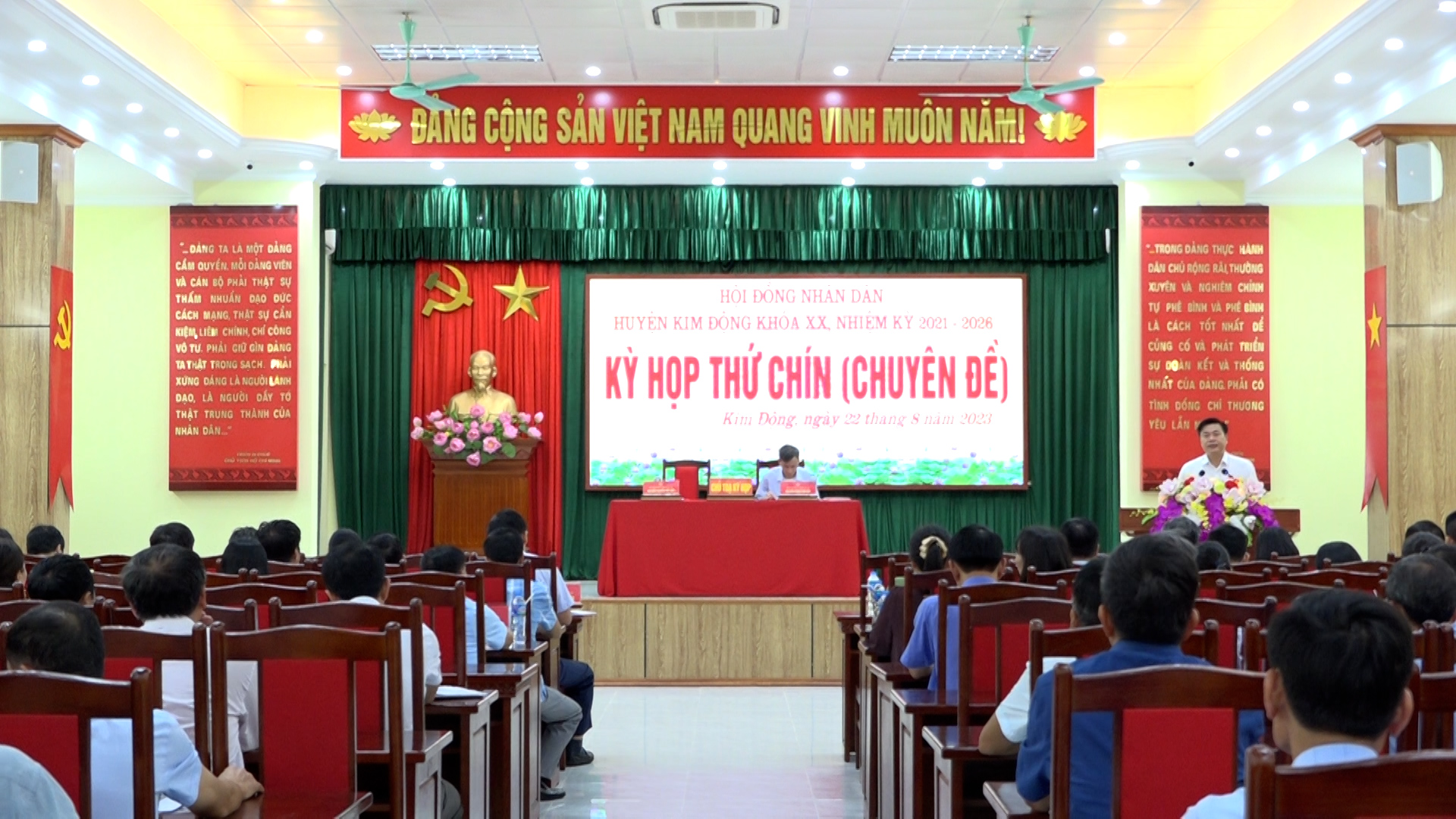   Kỳ họp thứ Chín (chuyên đề) HĐND huyện Kim Động khóa XX, NK 2021-2026