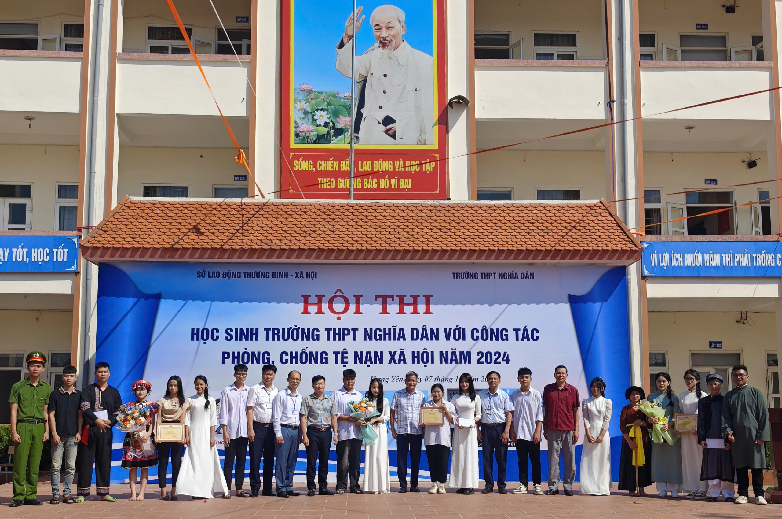 Trường THPT Nghĩa Dân: Hội thi học sinh với công tác Phòng, chống TNXH năm 2024